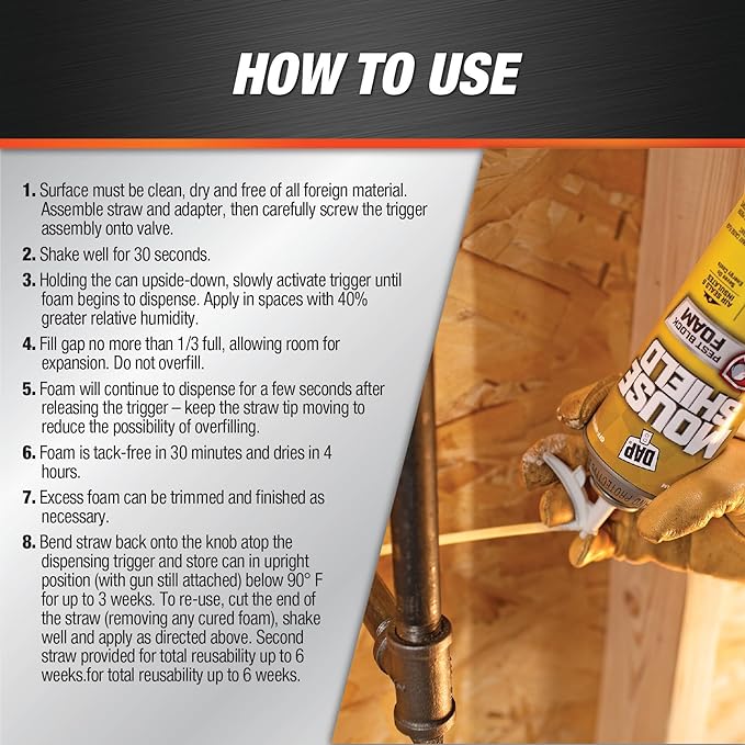 Mouse Shield Spray Foam DAP - Image 3