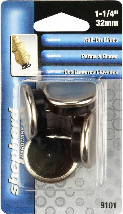 Nail-On Glides 1-1/4" Shepherd