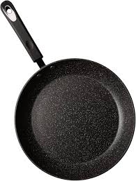 Non Stick Frying Pan Soft Grip Handle Black 11" Millvado