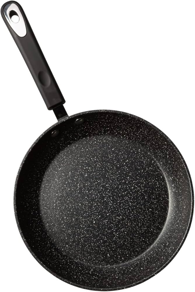 Non Stick Frying Pan Soft Grip Handle Black 8" Millvado