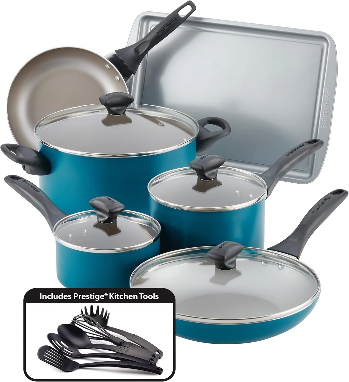 Nonstick Cookware Pots & Pans Set 15PC