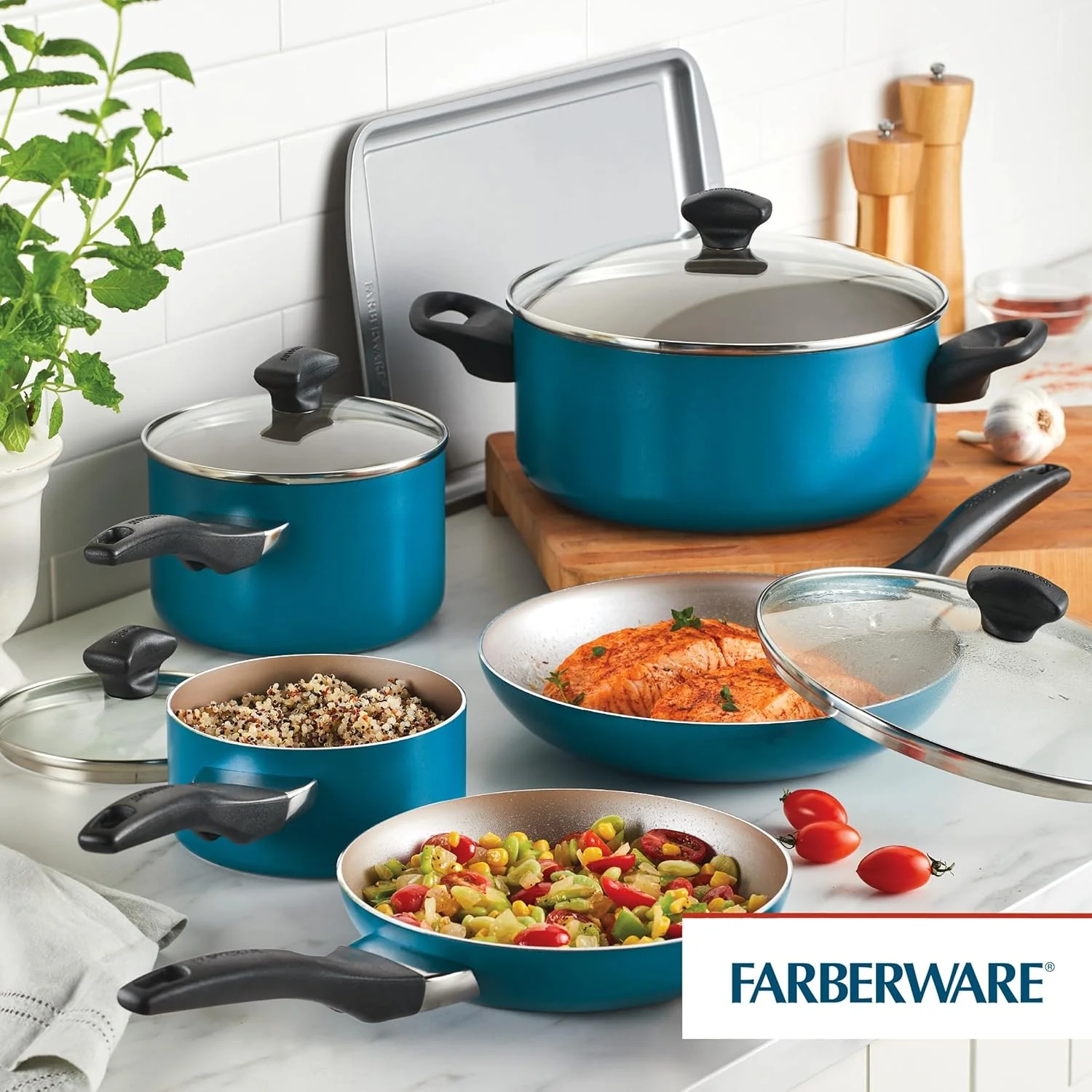 Nonstick Cookware Pots & Pans Set 15PC - Image 4