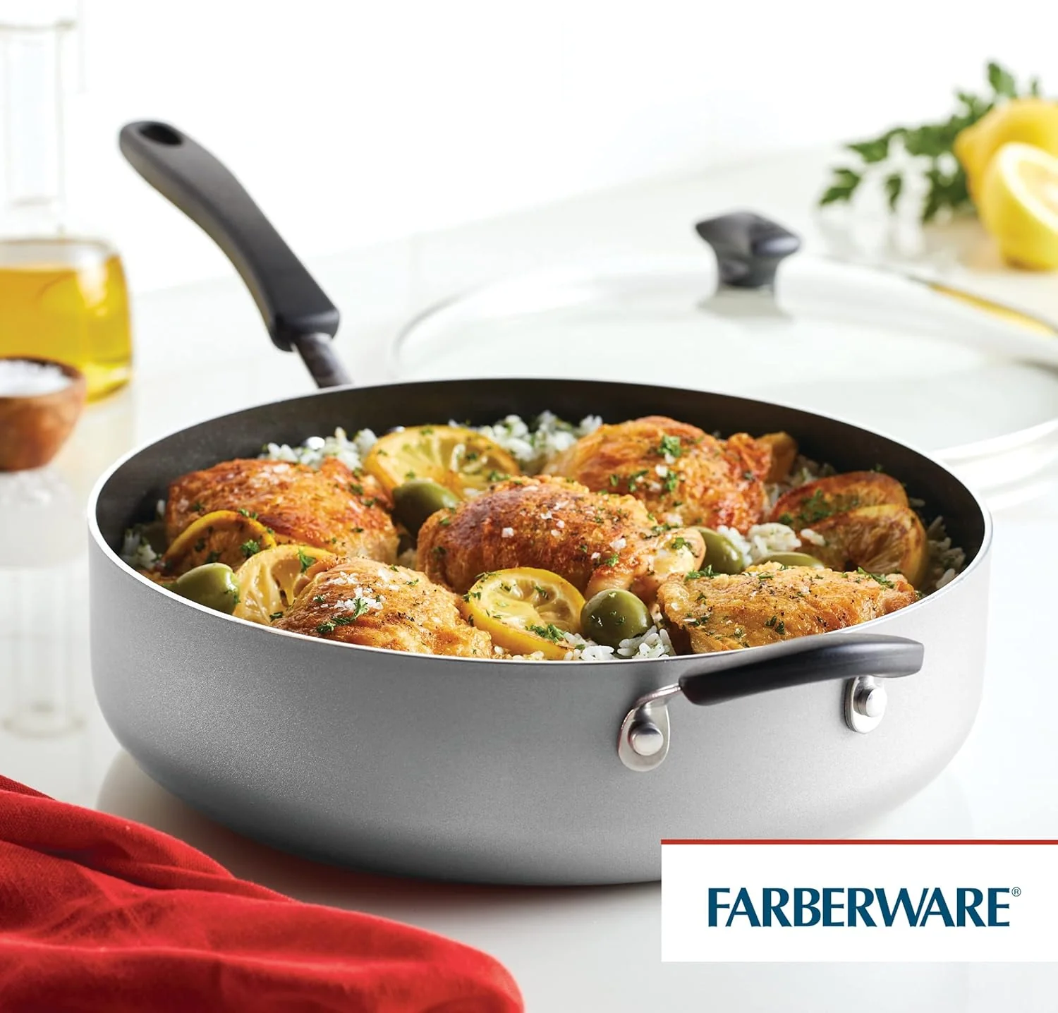Nonstick Jumbo Cooker 6QT Farberware - Image 2
