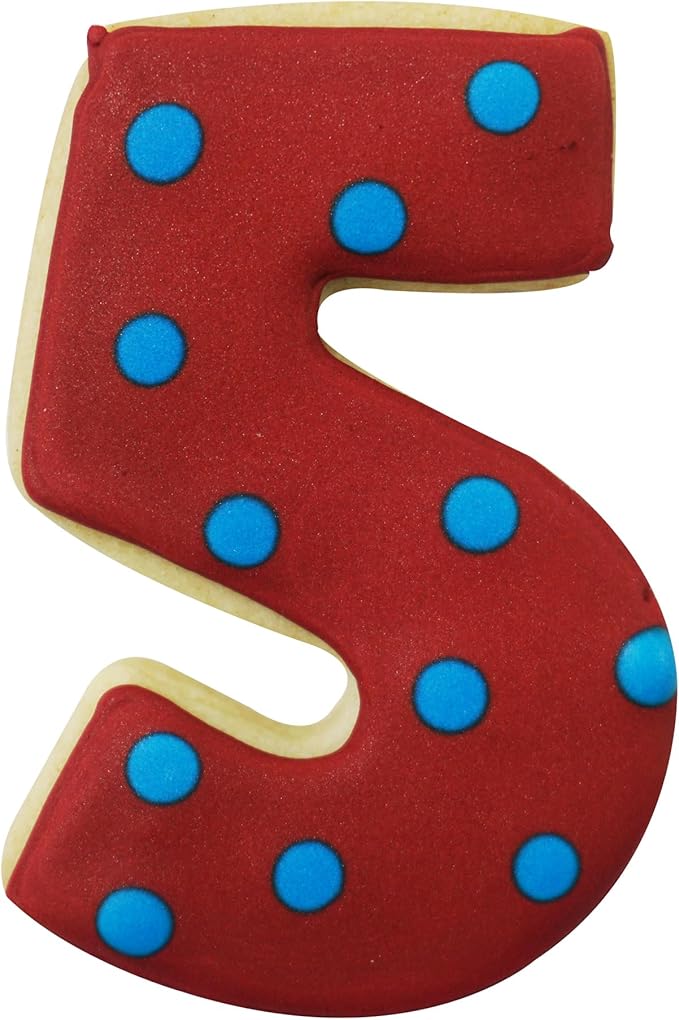 Number 9PC Color Cookie Cutter Set - Image 3