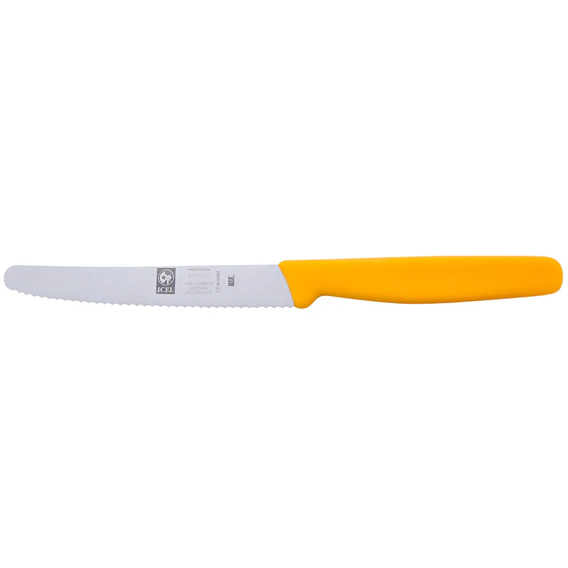 ICEL 3.5" Serrated Paring Knife - Round Tip - Image 3
