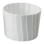 Paper White Pleated Baking Cup