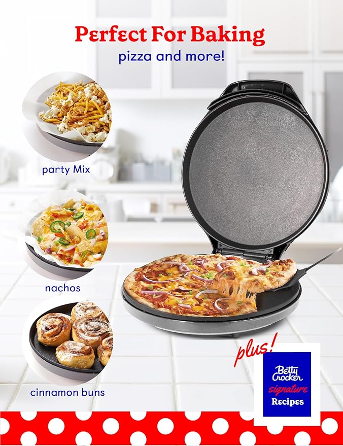 Pizza Maker (K) Grey Betty Crocker - Image 4