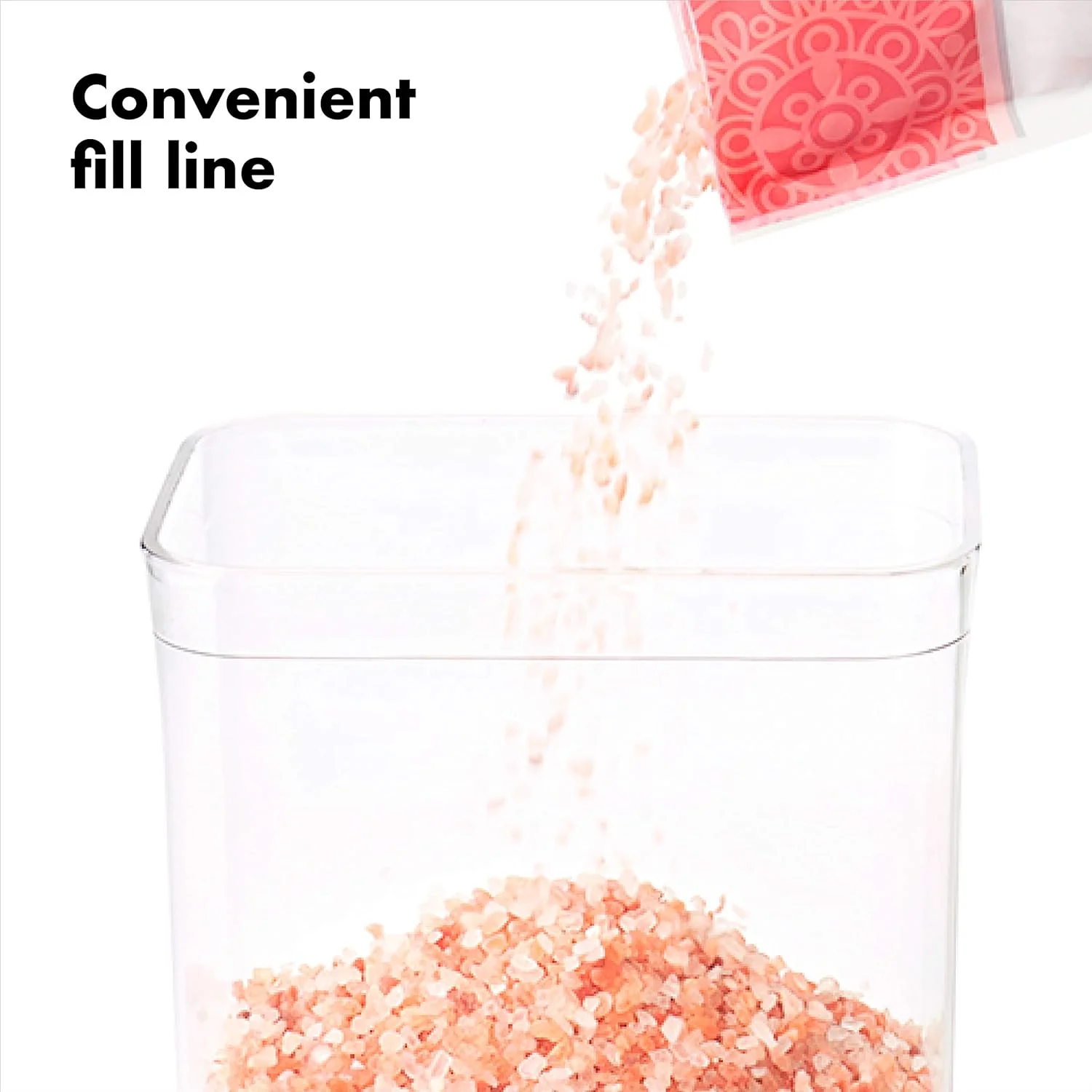 OXO Good Grips POP Container | Large Square Mini | 1.1QT | Clear - Image 5