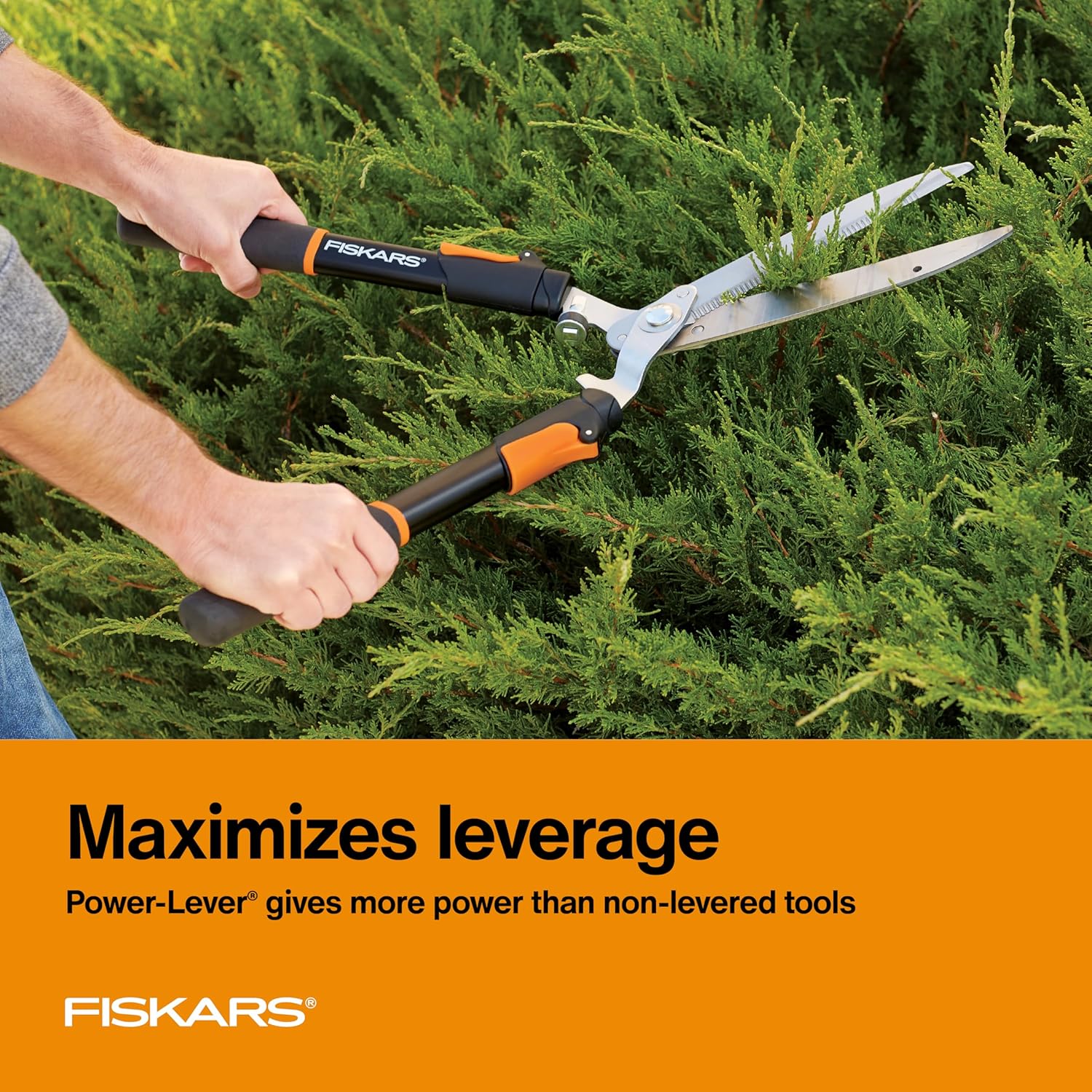 Power Lever Extendable Hedge Shears 25" - 33" - Image 3