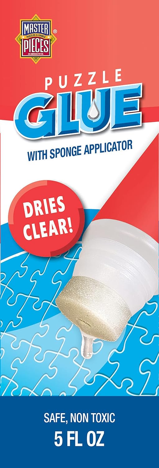 Puzzle Glue w/Sponge Applicator 5oz - Image 3