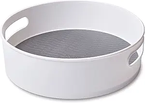 Storage Turntable Non-Skid | Gray Plastic | 12-Inch | Copco