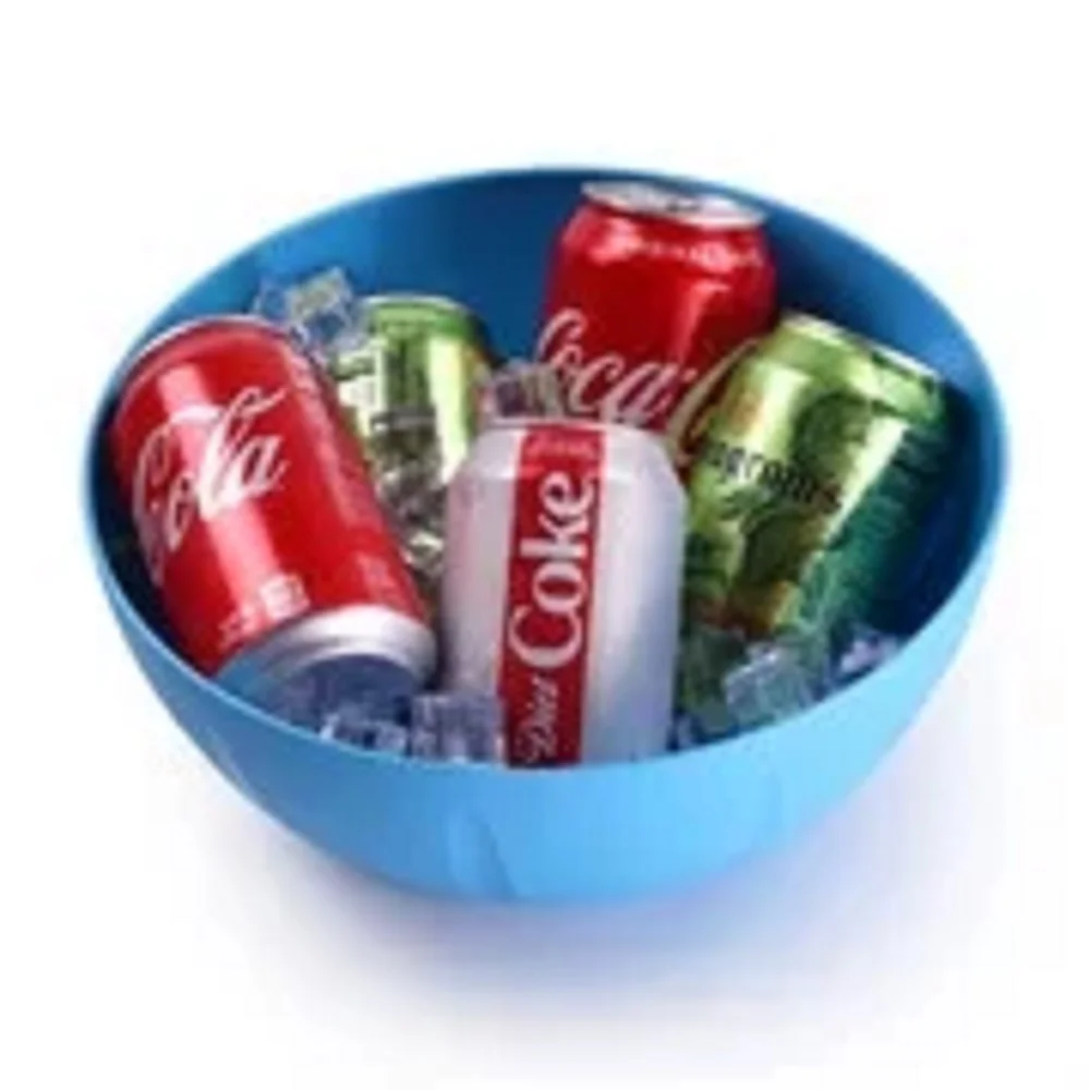 Plastic Mixing Bowl | Round | 8 Inch | Blue | YBM Home - Image 2