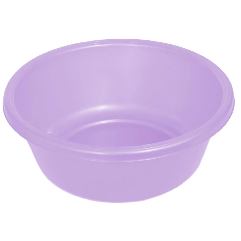 Round Plastic Wash Basin 11QT Pearl Purple  (1151)