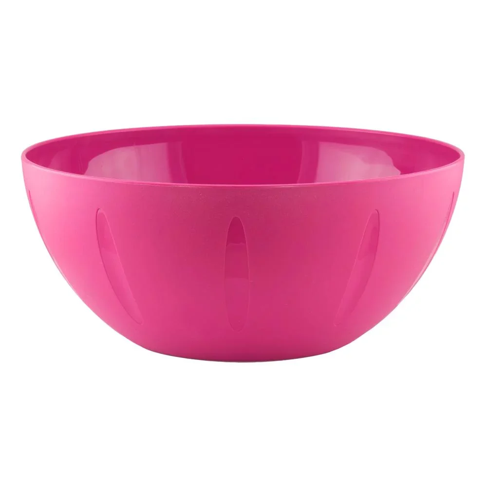 Plastic Mixing Bowl | Round | 8 Inch | Pink | YBM Home