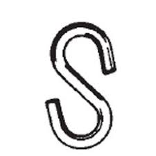 S Hook 1-1/4" Hindley