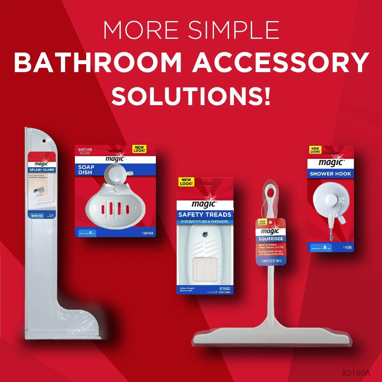 Safety Treads For Bathtubs & Showers | Shower Strips | Magic - Image 3