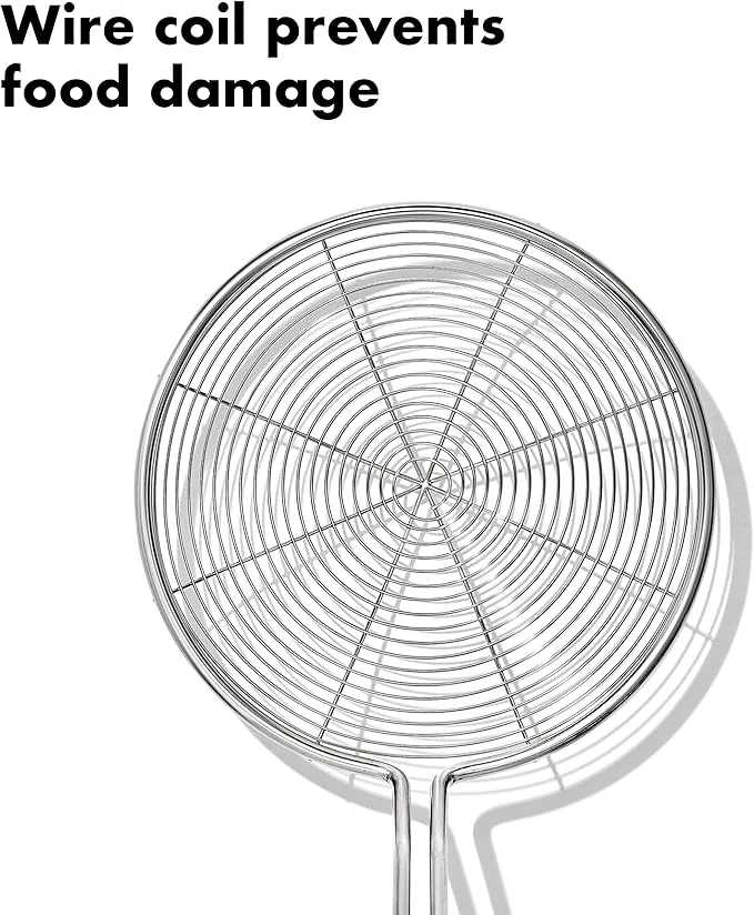 Stainless Steel Skimmer | 3.23"L x 5.47"W x 14.8"H | OXO Good Grips - Image 3