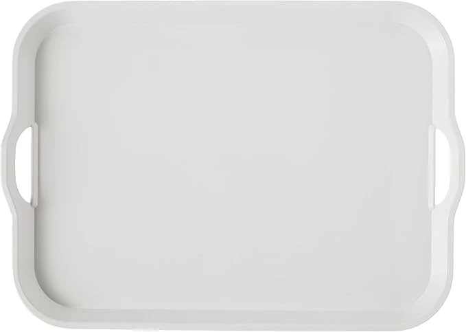 Hutzler White Serving Tray 20" | BPA-Free & Dishwasher Safe