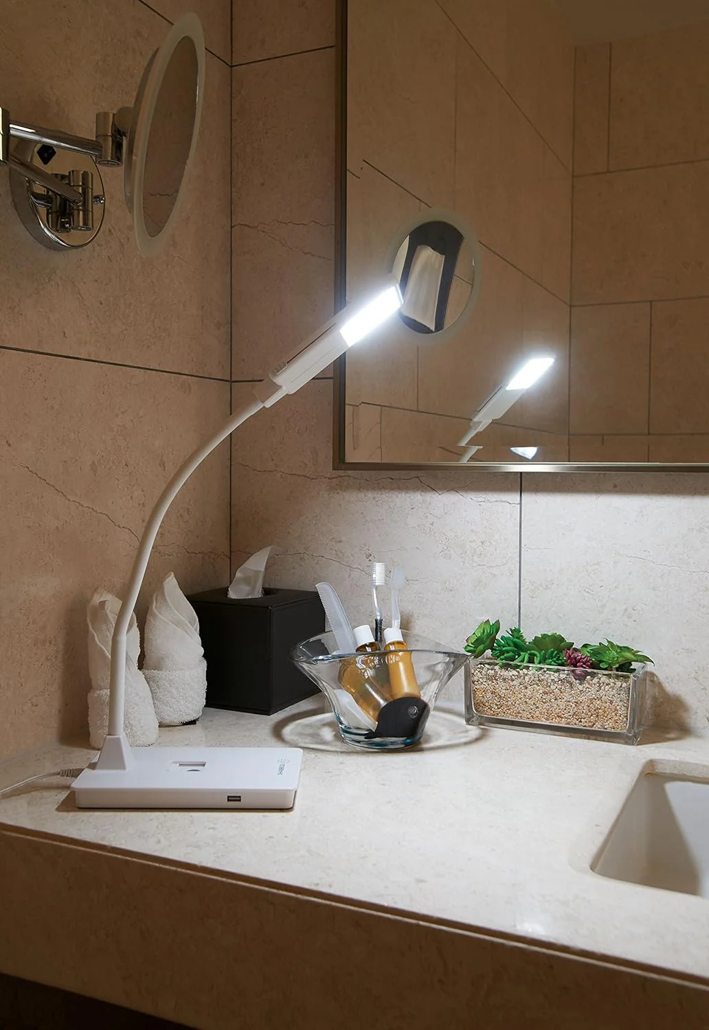 SHABBOSLITE® LED Table Lamp White - Image 4