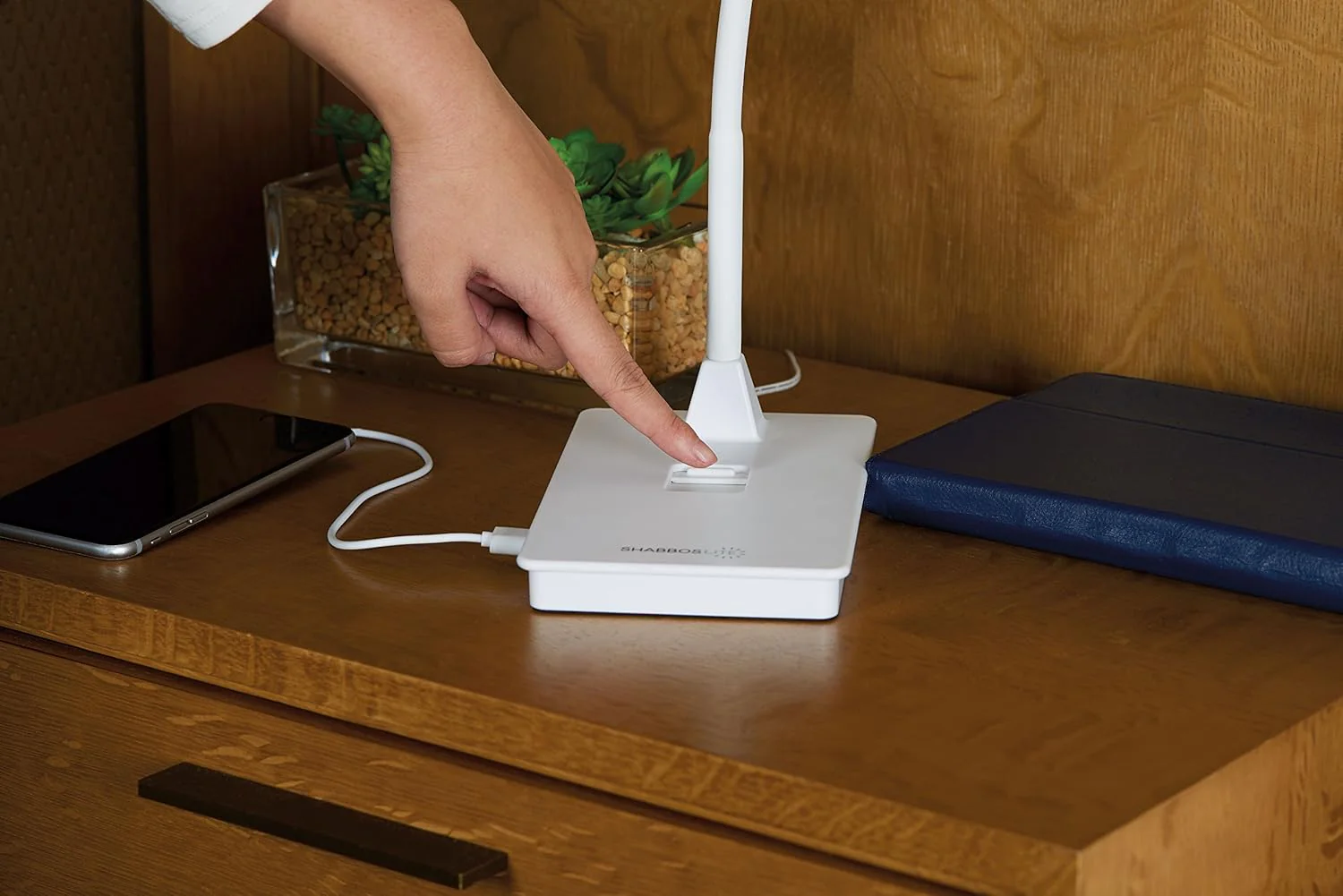 SHABBOSLITE® LED Table Lamp White - Image 5