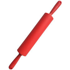 Rolling Pin Silicone Red