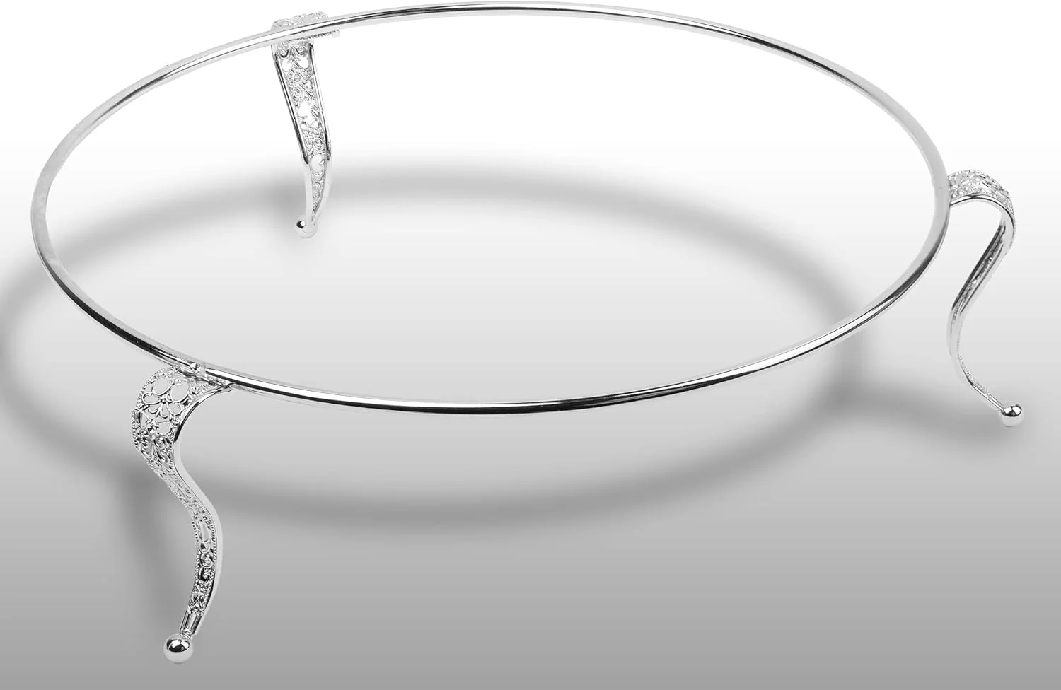 Silver Plated Seder Plater Holder - Image 4