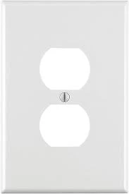 Single Duplex Receptacle Plate Eaton