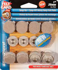 Snap On-Snap Off HD Felt Pads 1"