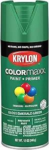 Krylon Emerald Green Spray Paint & Primer 12oz