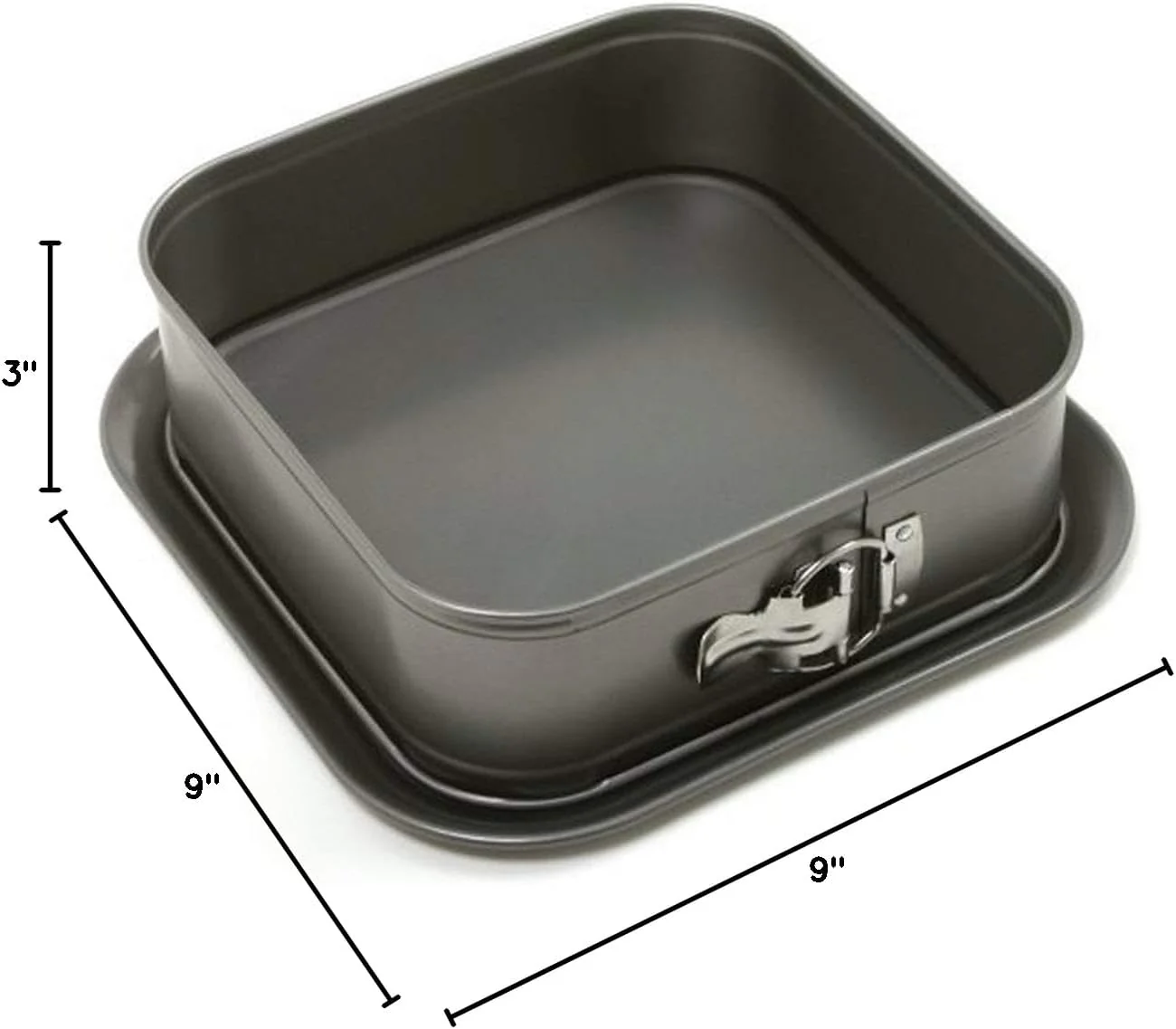 Square Springform Pan | 9 Inches | Non‑Stick | Model 3938 | Norpro - Image 3