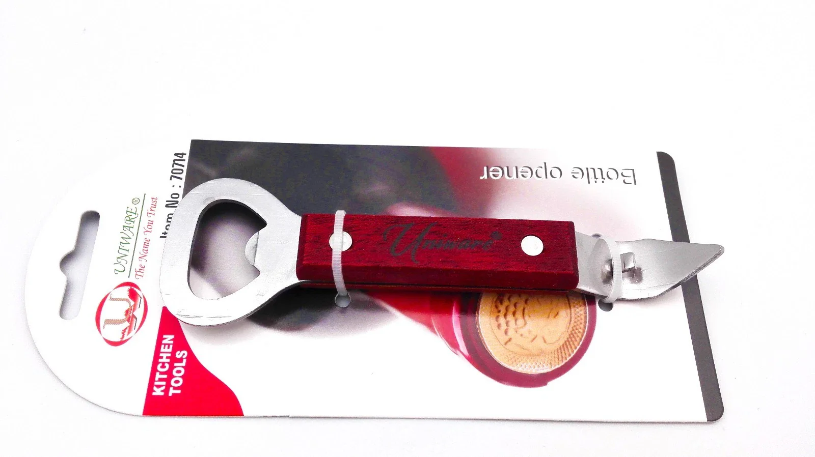 Stainless Steel Bottle Opener Uniware - Image 2