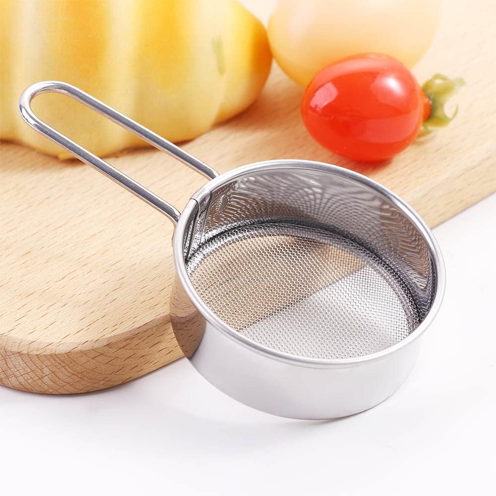 Fine Mesh Strainer | Stainless Steel Flour Sieve Filter | Flour Sifter | Sunjoy Tech - Image 4