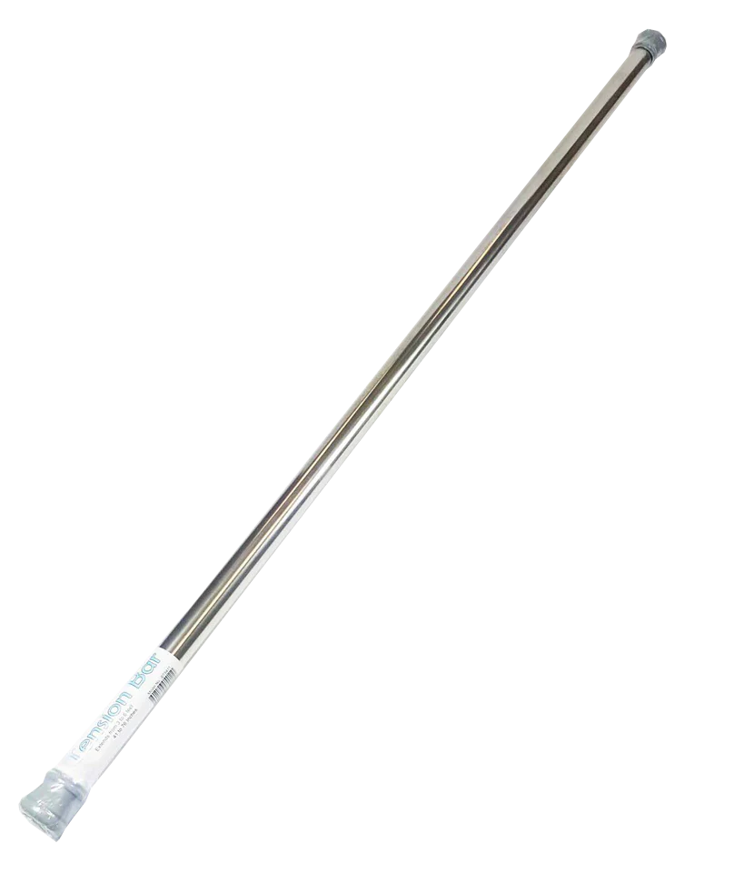 Stainless Steel Tension Rod Shower Curtain Uniware