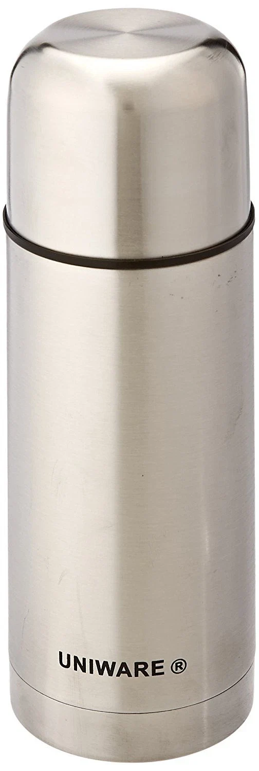 Vacuum Flask Bottle Stainless Steel | 350ML | Double-Wall Insulated | Uniware