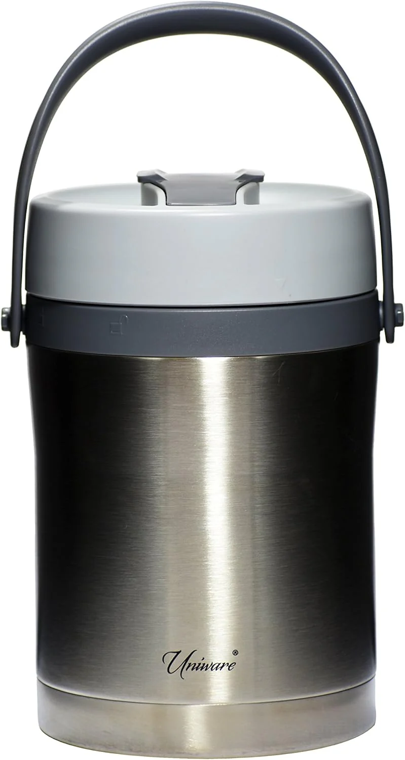 Stainless Steel Food Container | 1.7L Leak-Proof | Uniware - Image 3