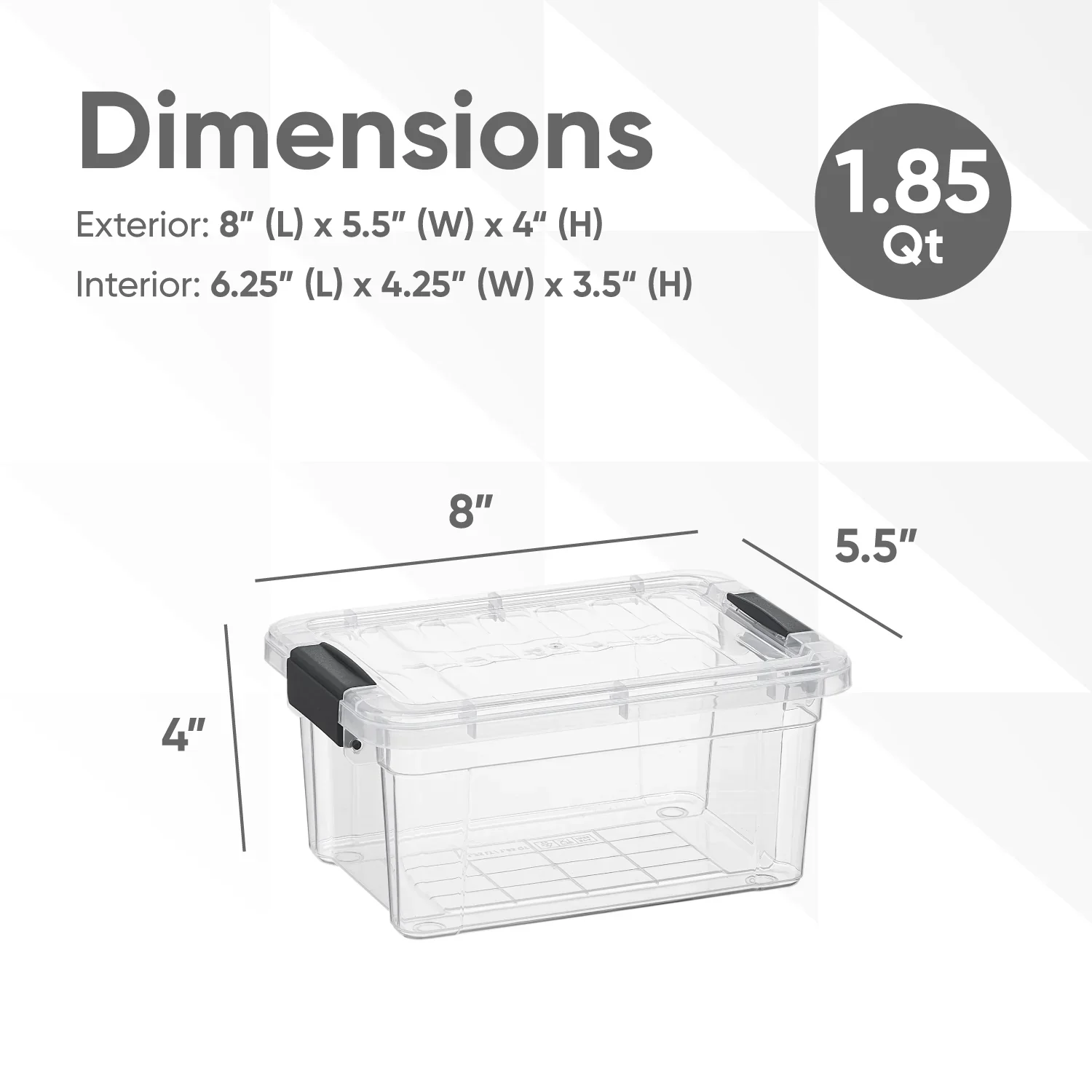 Storage Bins 1.85QT - Image 2