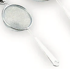 Strainer 3-3/4" White Handle