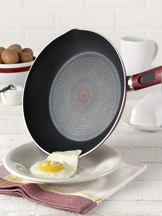 T-Fal 8" Fry Pan Red Nonstick - Image 2