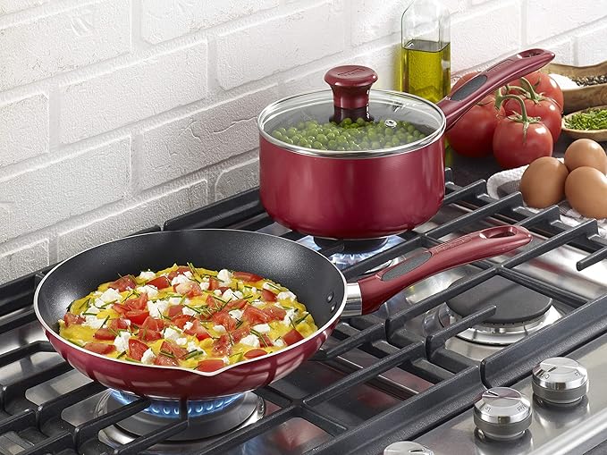 T-Fal 8" Fry Pan Red Nonstick - Image 3