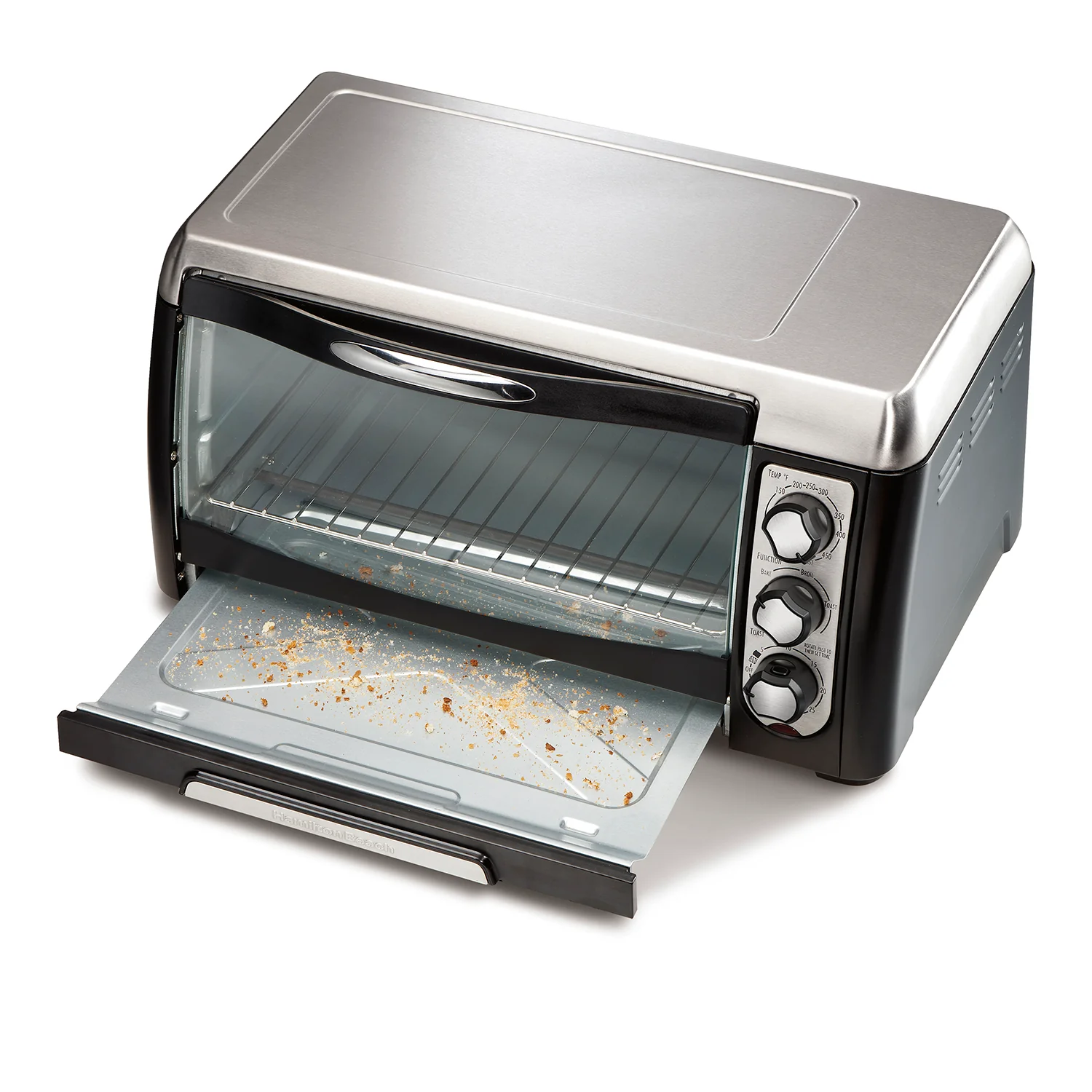 Hamilton Beach - 6 Slice Capacity Toaster Oven - Black - Image 3