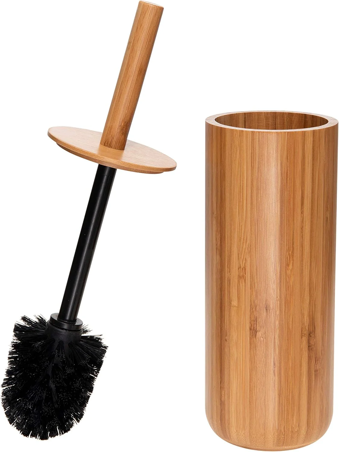 Toilet Bowl Brush | Bamboo Handle | Round Design | Bath Bliss - Image 5