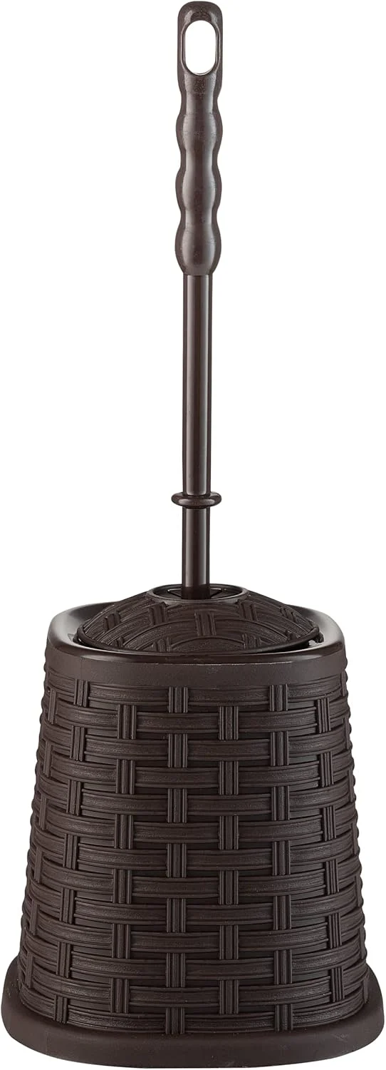 Toilet Brush and Holder | Brown | 16" Height | Superio - Image 4