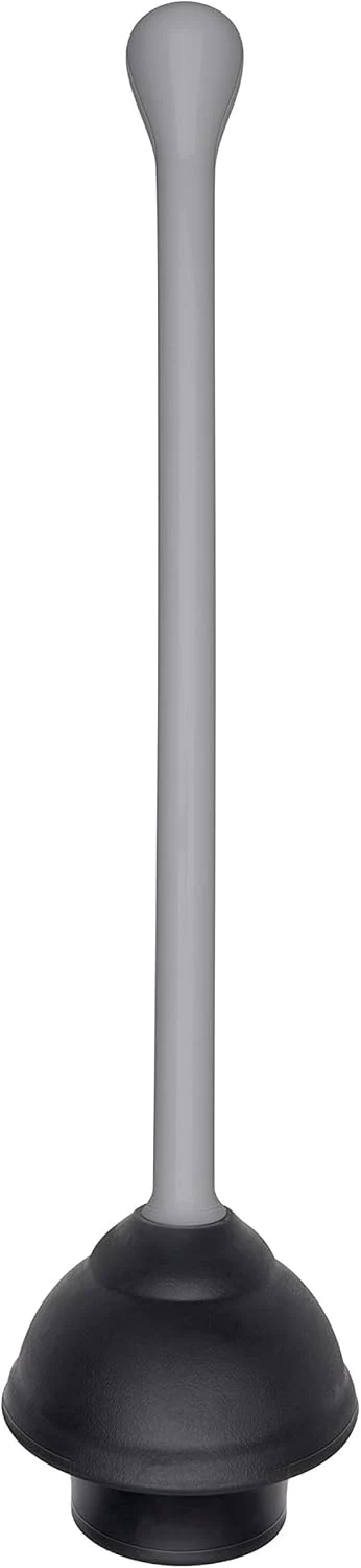 OXO Toilet Plunger With Holder | Good Grips Handle | Grey - Image 6