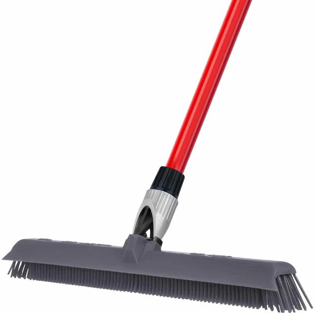 Rubber Bristles Slim Swivel Broom | 15 inches | Ravmag
