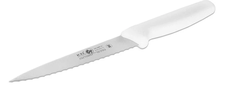 ICEL 6" Serrated Utility Knife - Pointy Tip