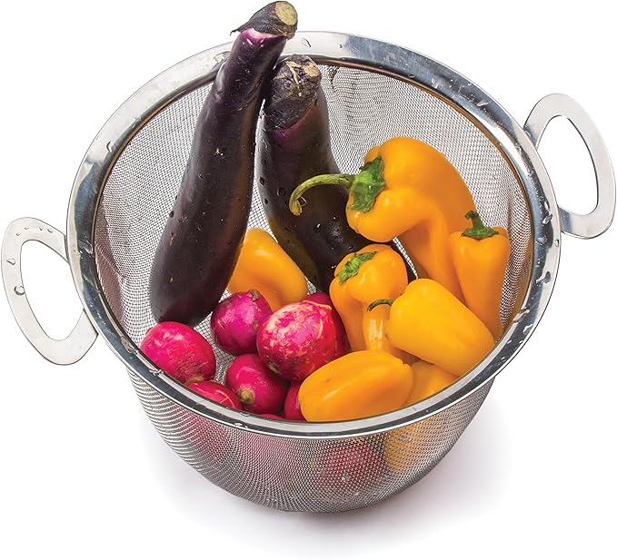 Mesh Basket 4QT | Strainer Colander | Stainless Steel | RSVP - Image 2
