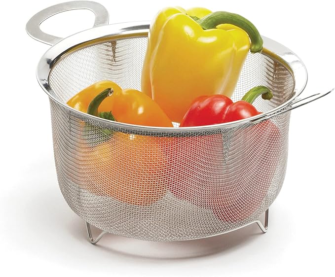 Mesh Basket | Strainer Colander | Stainless Steel | RSVP - Image 3