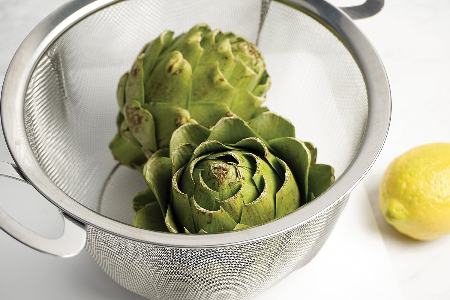 Mesh Basket 4QT | Strainer Colander | Stainless Steel | RSVP - Image 6
